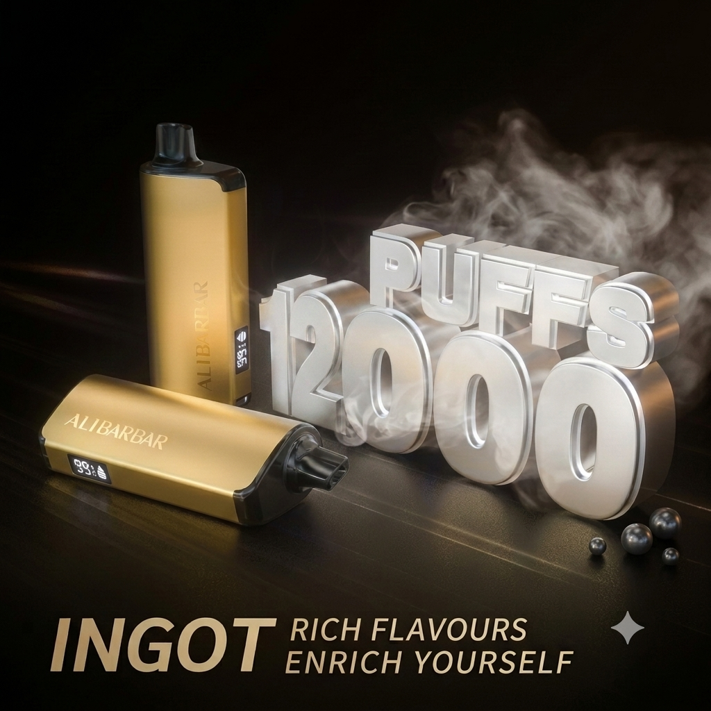 ALIBARBAR INGOT 12000 PUFFS